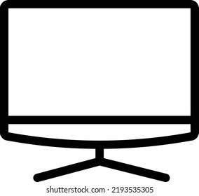 LCD Vector illustration on a transparent background.Premium quality symbols.Thin line vector       icon for concept and graphic design.