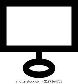 Ilustración de vectores LCD en un fondo transparente.Símbolos de calidad superior.Iconos vectores de trazo para el diseño de conceptos y gráficos.