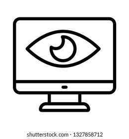 LCD view line icon