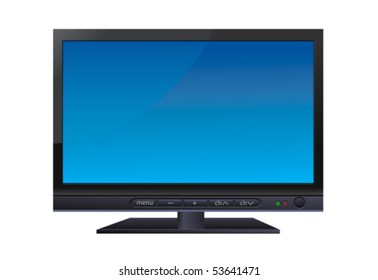 LCD wide TV