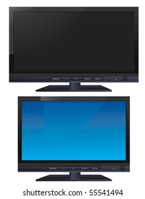 LCD wide TV