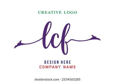 LCF  lettering logo is simple, easy to understand and authoritative