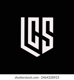 LCS Letter Logo Vector Design