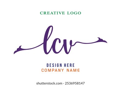 LCV  lettering logo is simple, easy to understand and authoritative