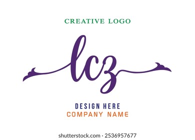 LCZ  lettering logo is simple, easy to understand and authoritative