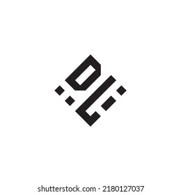 LD abstract geometric concept logo in high quality professional design that will be best for street style