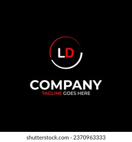 LD creative modern letters logo design template