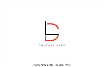 LD, DL, Abstract Letters Logo Monogram