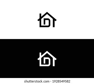 ld home logo design vector format