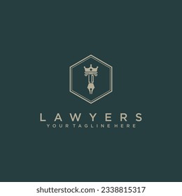 LD initials design modern legal attorney law firm lawyer advocate consultancy business logo vector