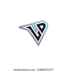 LD letter combination cool logo esport or gaming initial logo as a inspirational concept design