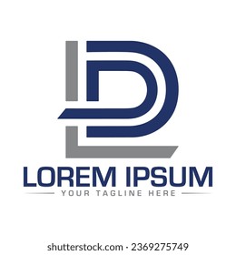 LD Letter Logo design Creative and Modern logo design