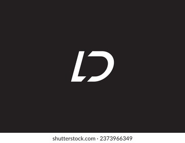 LD letter logo design and initial logo design
