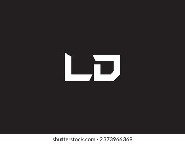 LD letter logo design and initial logo design