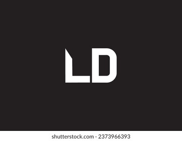 Logo-Design für LD-Buchstaben und Logo-Erstentwurf