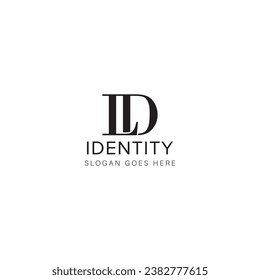 LD letter logo design on . LD creative initials letter logo concept. LD icon design. L D 