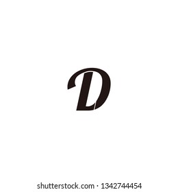 Ld Letter Logo L D Vector Stock Vector (Royalty Free) 1342744454 ...