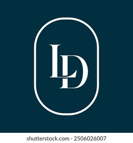 LD letter Type Logo Design vector Template, Abstract Letter LD logo Design, LD logo vector, LD icon vector