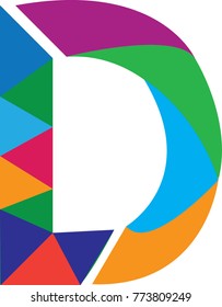 LD letter vector logo
