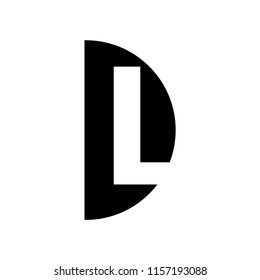 ld letter vector logo. dl letter vector logo