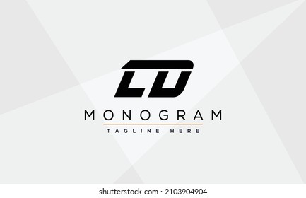 ld logo design vector symbol graphic idea creative