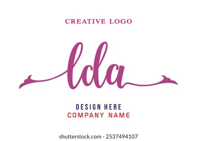 LDA  lettering logo is simple, easy to understand and authoritative