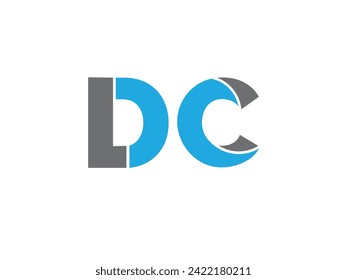 LDC Letter Logo Design And Combination Color.