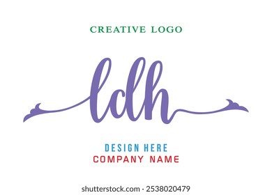 O logotipo da legenda LDH é simples, fácil de entender e confiável