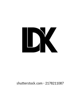 Ldk Letter Original Monogram Logo Design Stock Vector (Royalty Free ...