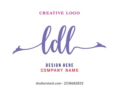 LDL  lettering logo is simple, easy to understand and authoritative