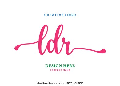 El logotipo de la inscripción de LDR es sencillo, fácil de entender y autoritario