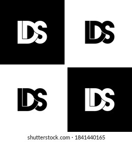 lds letter original monogram logo design