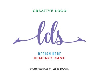 LDS  lettering logo is simple, easy to understand and authoritative