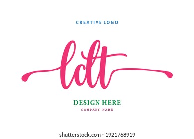 LDT lettering logo is simple, easy to understand and authoritative