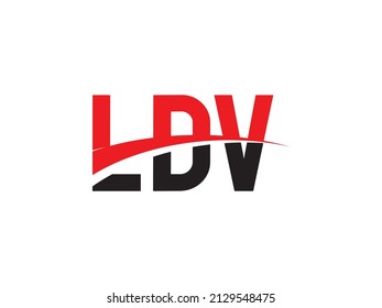 LDV Letter Initial Logo Design Vector Illustration