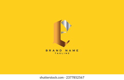 LE, EL, Abstract initial monogram letter alphabet logo design