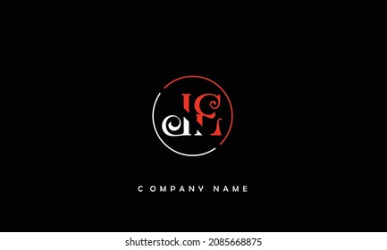 LE, EL Alphabets Letters Logo Monogram