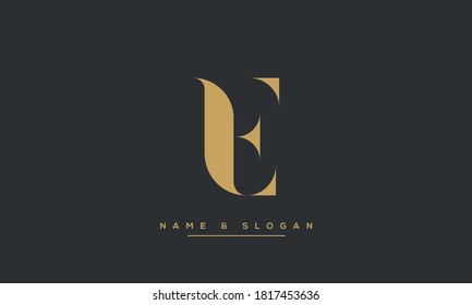 LE, EL Initial letters Logo Monogram Template
