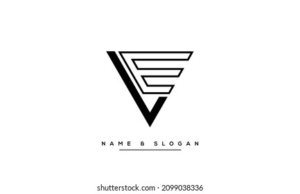 LE, EL Initial letters Logo Monogram Template