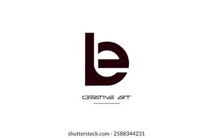 LE, EL, L, E abstract letters logo monogram