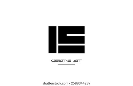 LE, EL, L, E abstract letters logo monogram