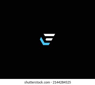 LE, EL Letter Logo Design vector Template