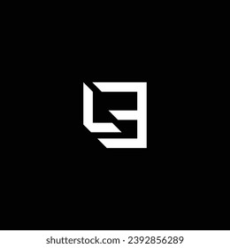 LE or EL letter logo design. Abstract outstanding professional business awesome artistic branding company different colors illustration.