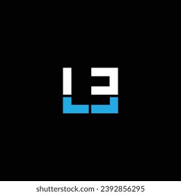 LE or EL letter logo design. Abstract outstanding professional business awesome artistic branding company different colors illustration.