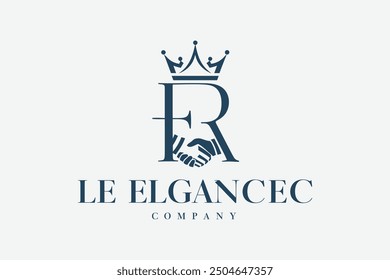 le elegance king hand  made logo