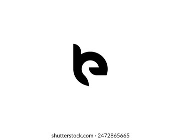 LE initial letter logo design vector. initial letter logo LE logo template. Letter LE Logo, LE  icon vector