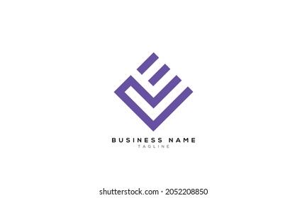 LE initials monogram letter text alphabet logo design