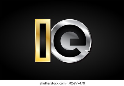 LE L E gold golden silver alphabet letter metal metallic grey black white background combination join joined together logo vector creative company identity icon design template modern
