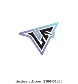 LE letter combination cool logo esport or gaming initial logo as a inspirational concept design