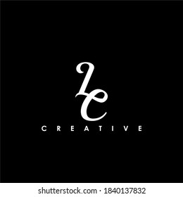 LE Letter Initial Logo Design Template Vector Illustration	
